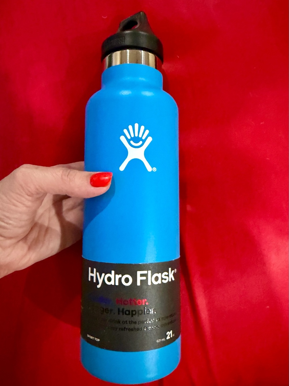 NWT 21 oz Hydro Flask Sport Top Water bottle